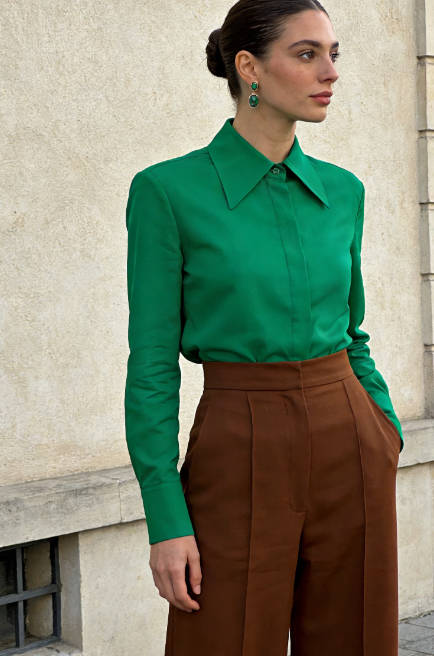 Brown and Emerald Green: A Surprising Showstopper