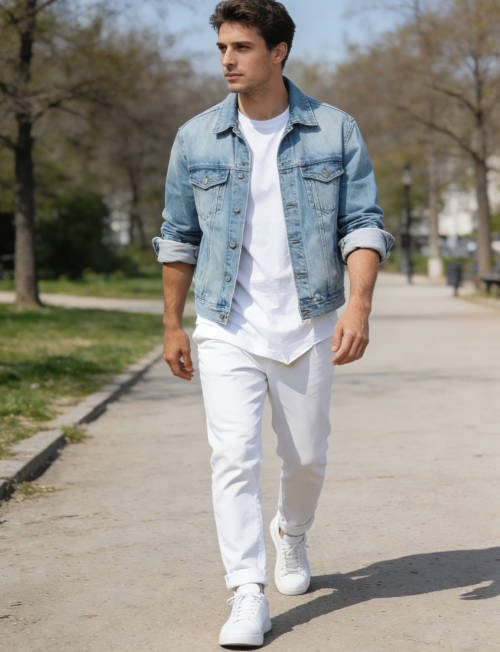 Effortless T-Shirt and Sneakers