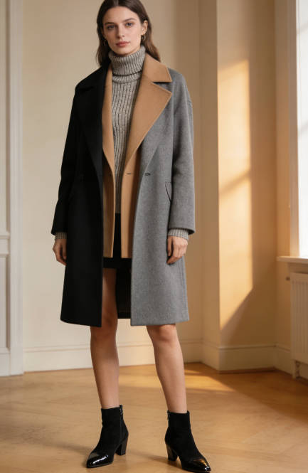 Sophisticated Turtleneck and Ankle Boots