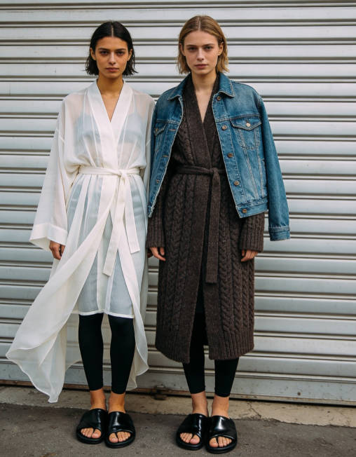 Tunic Top and Slides